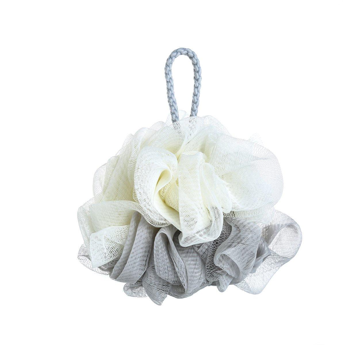 Bath Ball Mermaid Loofah Sponge Bath Puff Soft Ball Body Exfoliate Wash Shower - Apricot 9