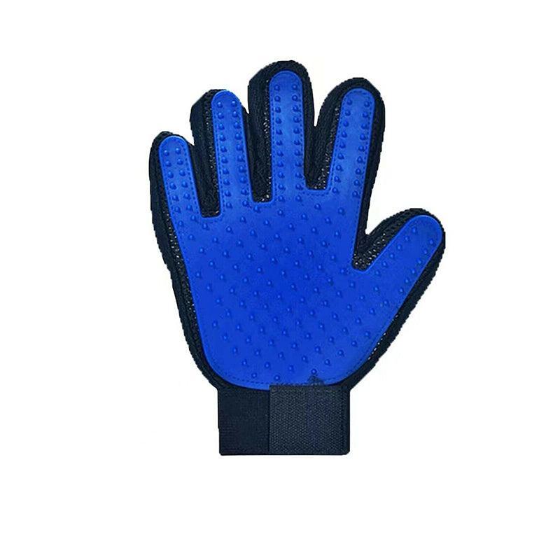 Pet Dog Cat Massage Hair Removal Grooming Comb Touch Cleaning Brush Magic Glove - Red Left Hand 7