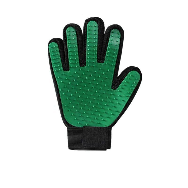 Pet Dog Cat Massage Hair Removal Grooming Comb Touch Cleaning Brush Magic Glove - Red Right Hand 10