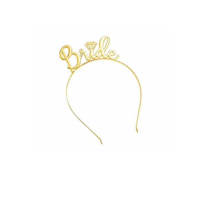 Bride To Be Hen Veil Sash Tiara Hens Night Bridal Shower Kitchen Tea Accessories - Package 6 11