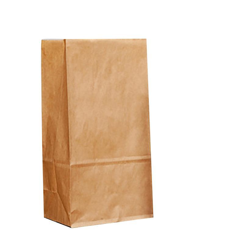 Brown Kraft Paper Bags Take Away Food Lolly Grocery Buffet Craft Gift Market Bag - 12X 7 X 21.5CM 9