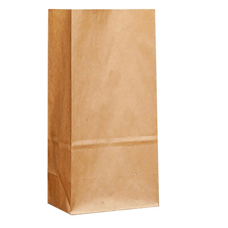 Brown Kraft Paper Bags Take Away Food Lolly Grocery Buffet Craft Gift Market Bag - 12X 7 X 21.5CM 11