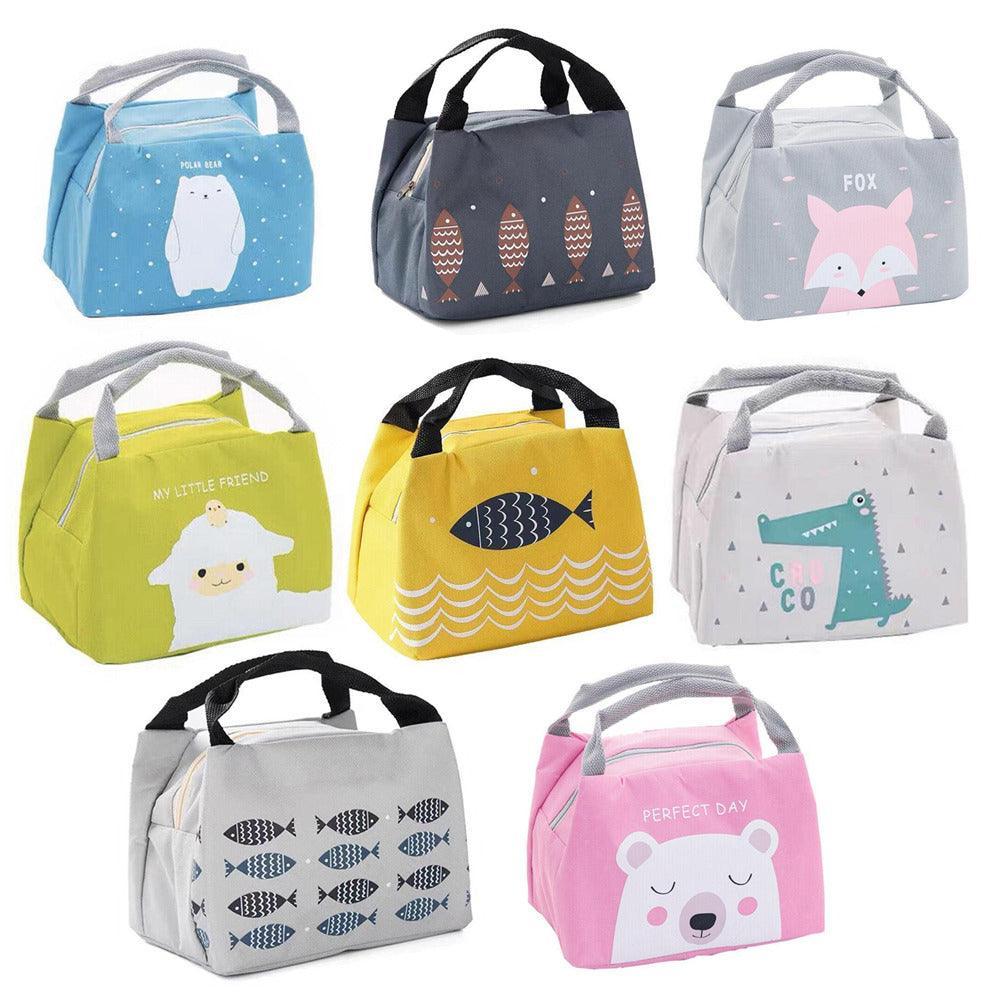Portable Insulated Thermal Lunch Box Carry Tote Picnic Case Storage Bag 21x17x15cm - B04 (21x17x15cm)