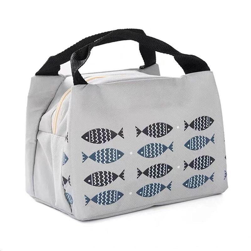 Portable Insulated Thermal Lunch Box Carry Tote Picnic Case Storage Bag 21x17x15cm - B04 (21x17x15cm) 6