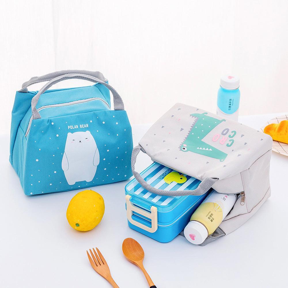 Portable Insulated Thermal Lunch Box Carry Tote Picnic Case Storage Bag 21x17x15cm - C05 (21x17x15cm) 5