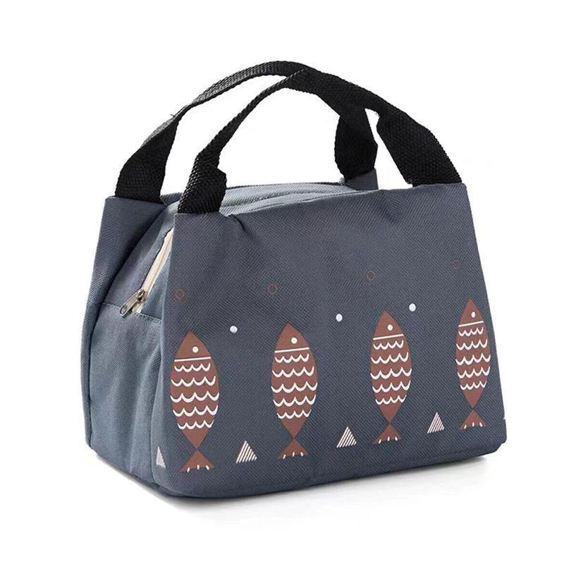 Portable Insulated Thermal Lunch Box Carry Tote Picnic Case Storage Bag 21x17x15cm - C05 (21x17x15cm) 7