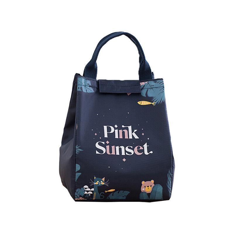 Portable Insulated Thermal Lunch Box Carry Tote Picnic Case Storage Bag 18x24x15cm - E03 (18x24x15cm) 11