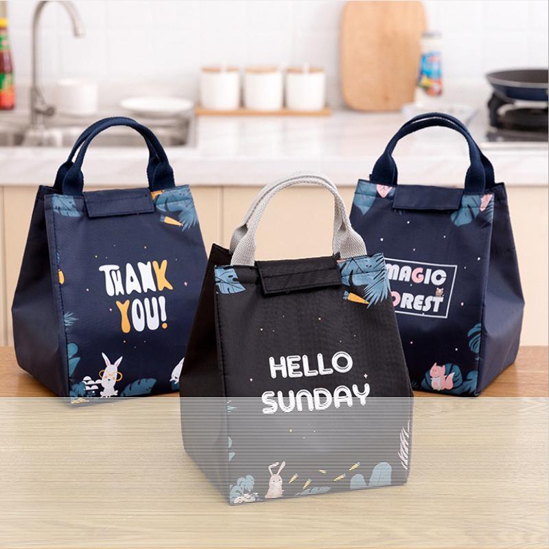 Portable Insulated Thermal Lunch Box Carry Tote Picnic Case Storage Bag 18x24x15cm - E06 (18x24x15cm) 4