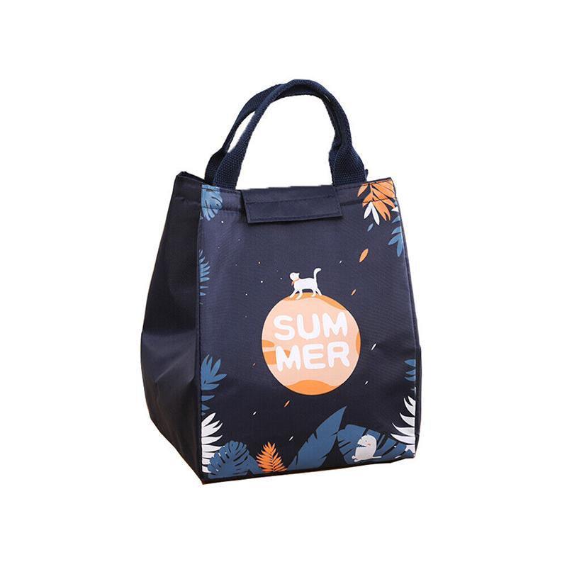 Portable Insulated Thermal Lunch Box Carry Tote Picnic Case Storage Bag 18x24x15cm - E07 (18x24x15cm) 7