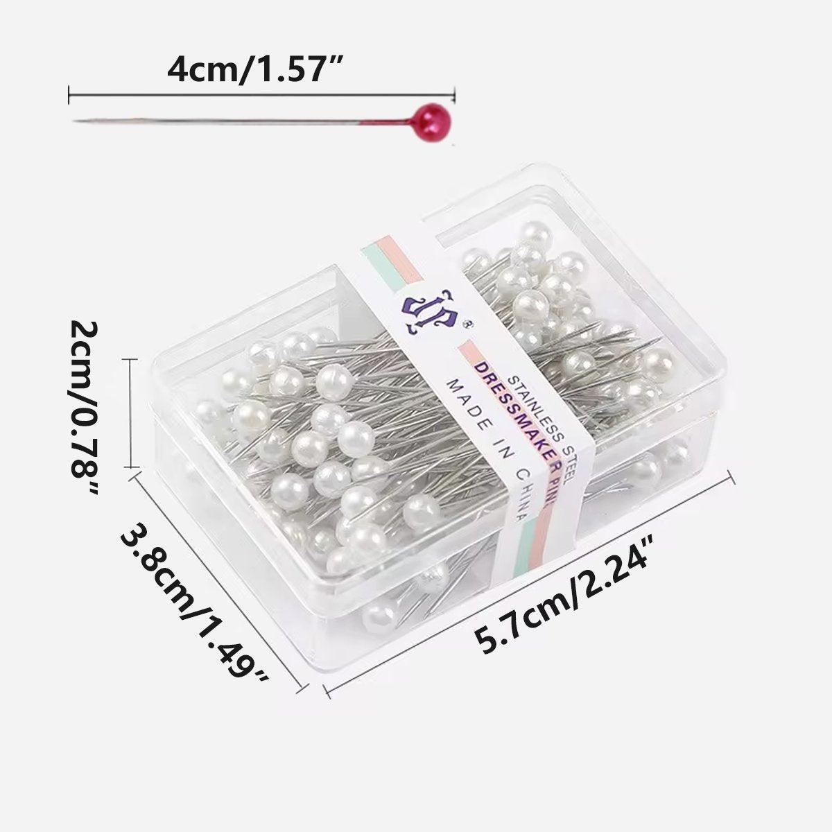 9Boxs Multicolor Pearl Head Pins Sewing Craft Needles for Cross Stitch Quilting 3