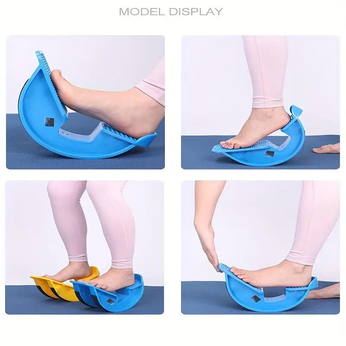 2PCS Tendon Plate Calf Stretcher Fitness Oblique Pedal Ankle Achilles Exercise - Blue 4