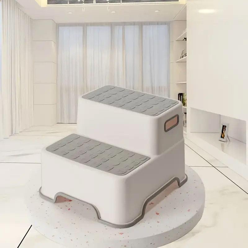 Bathroom Step Stool Booster for Washing Hands and Reaching Sinks Easily 4