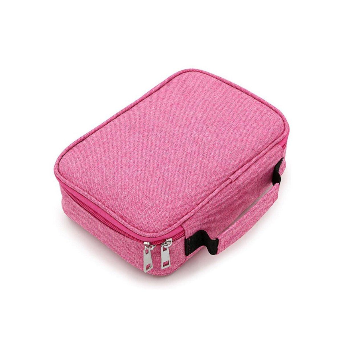 Large Capacity Waterproof Pen Pouch Pencil Case Student Stationery Storage Bag - Blue 8