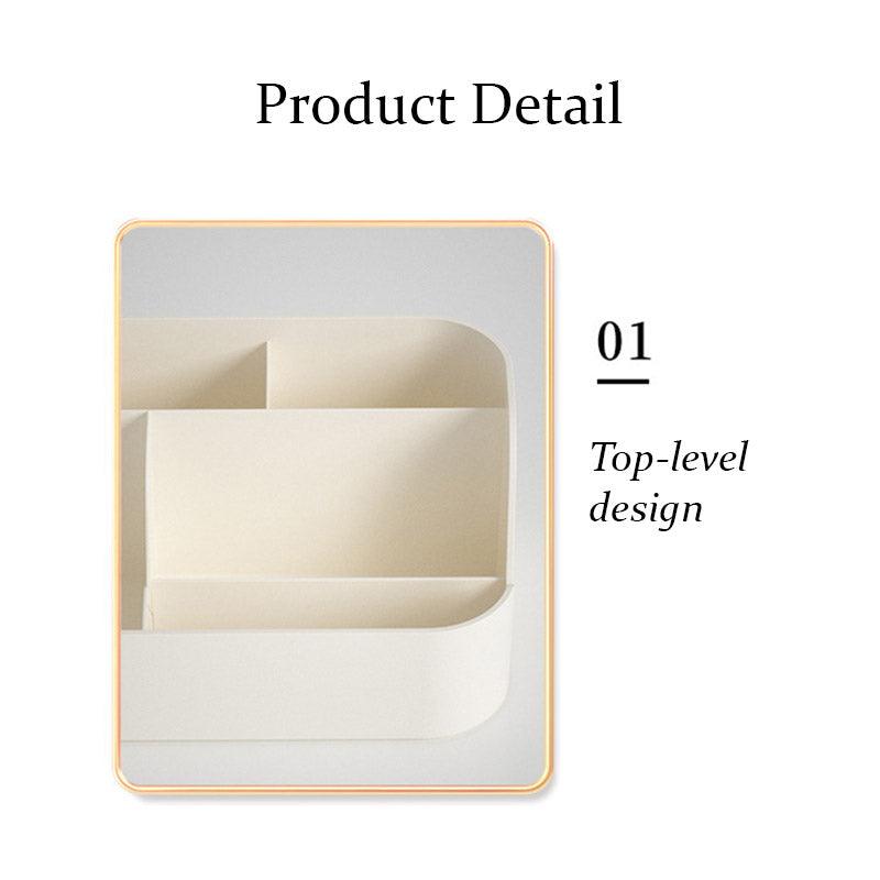 Drawer Storage Box Stationery Cosmetic Organizer Multi Purpose Desktop Holder - Green 4