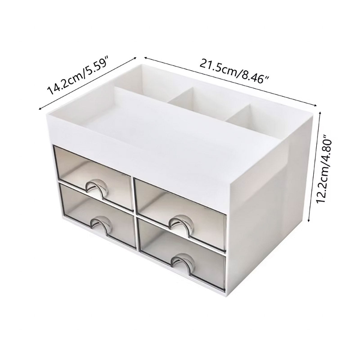 Large Capacity Pen Storage Box Desktop Organizer Multi-functional Stationery Box 3