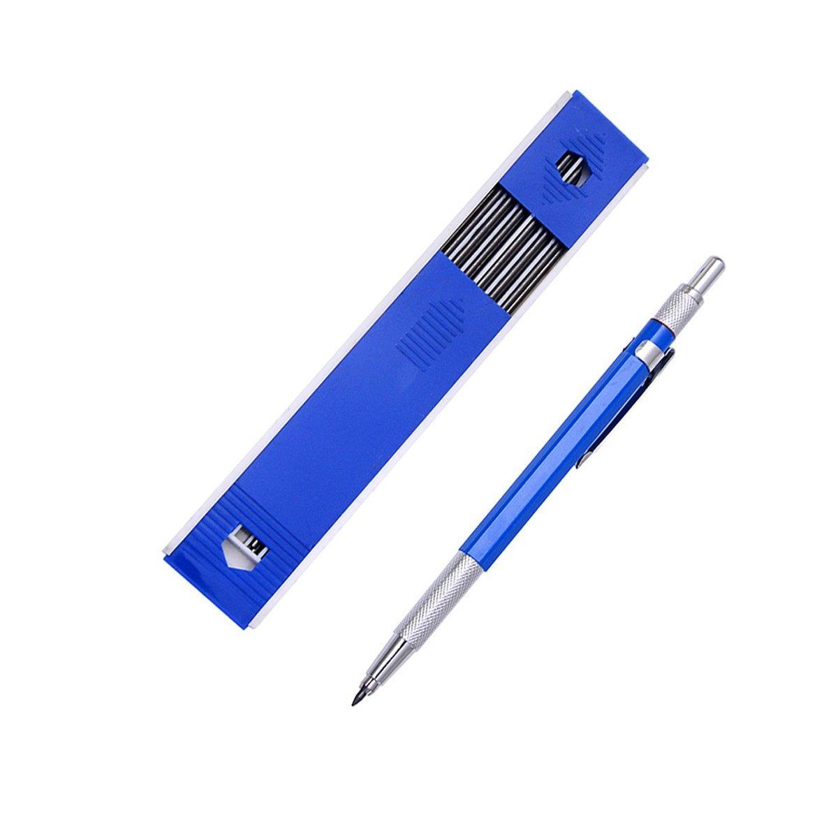 2mm HB Lead Holder Pen Automatic Mechanical Drafting Drawing Pencil Art Tool - Blue(1PCS) 7