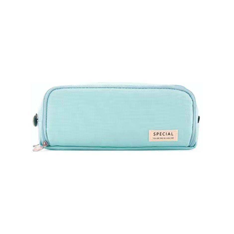 Zipper Pencil Case Large Capacity Storage Bag School Stationery Makeup Organizer - Cactus 9