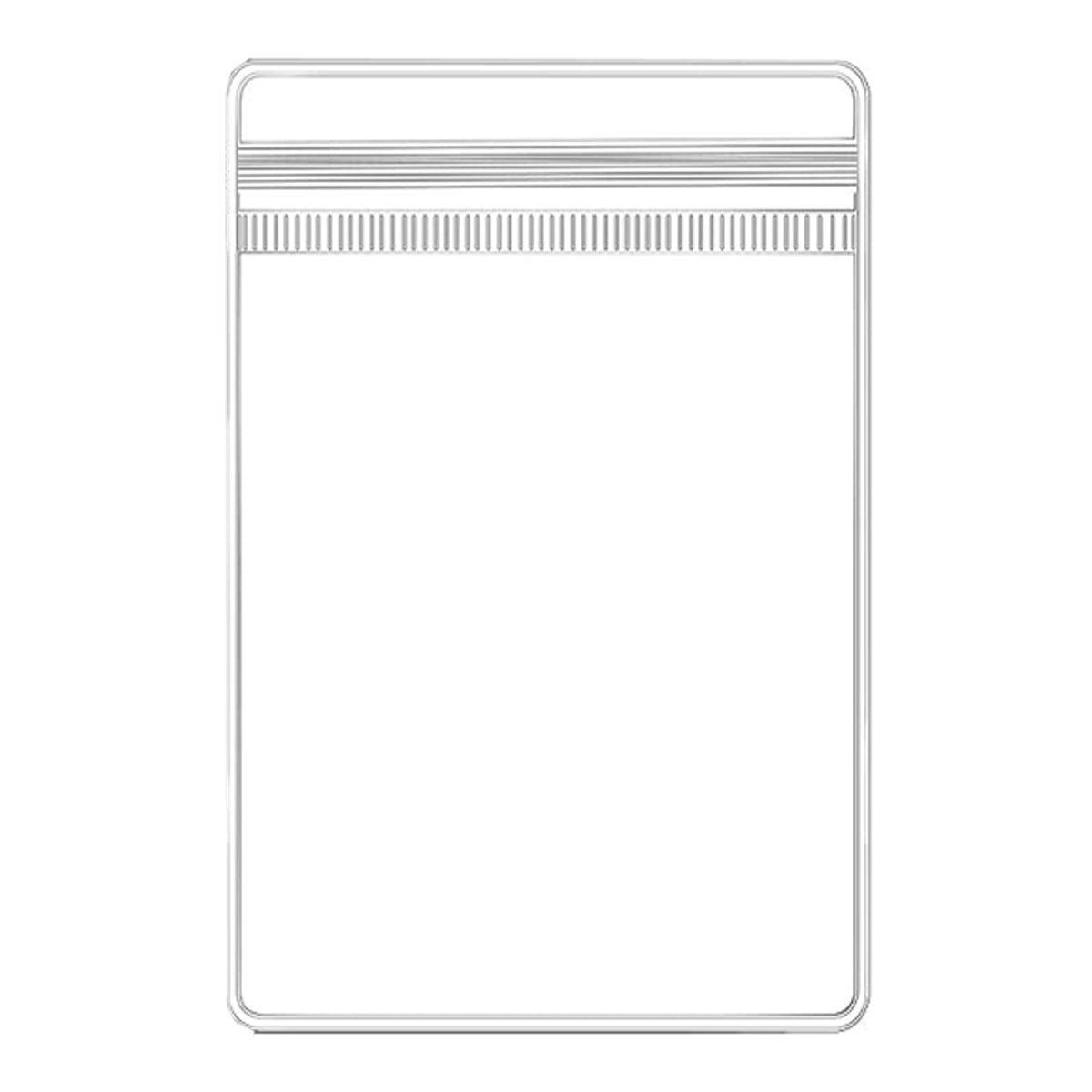 100pcs PVC Self-Sealing Jewelry Bags Anti-Oxidation Storage Dustproof Bags - 11*11cm 12