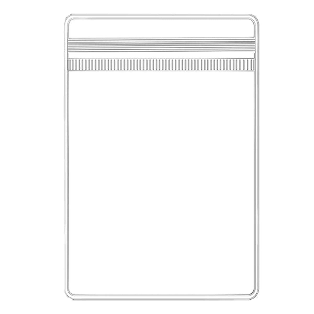 100pcs PVC Self-Sealing Jewelry Bags Anti-Oxidation Storage Dustproof Bags - 13*13cm 9