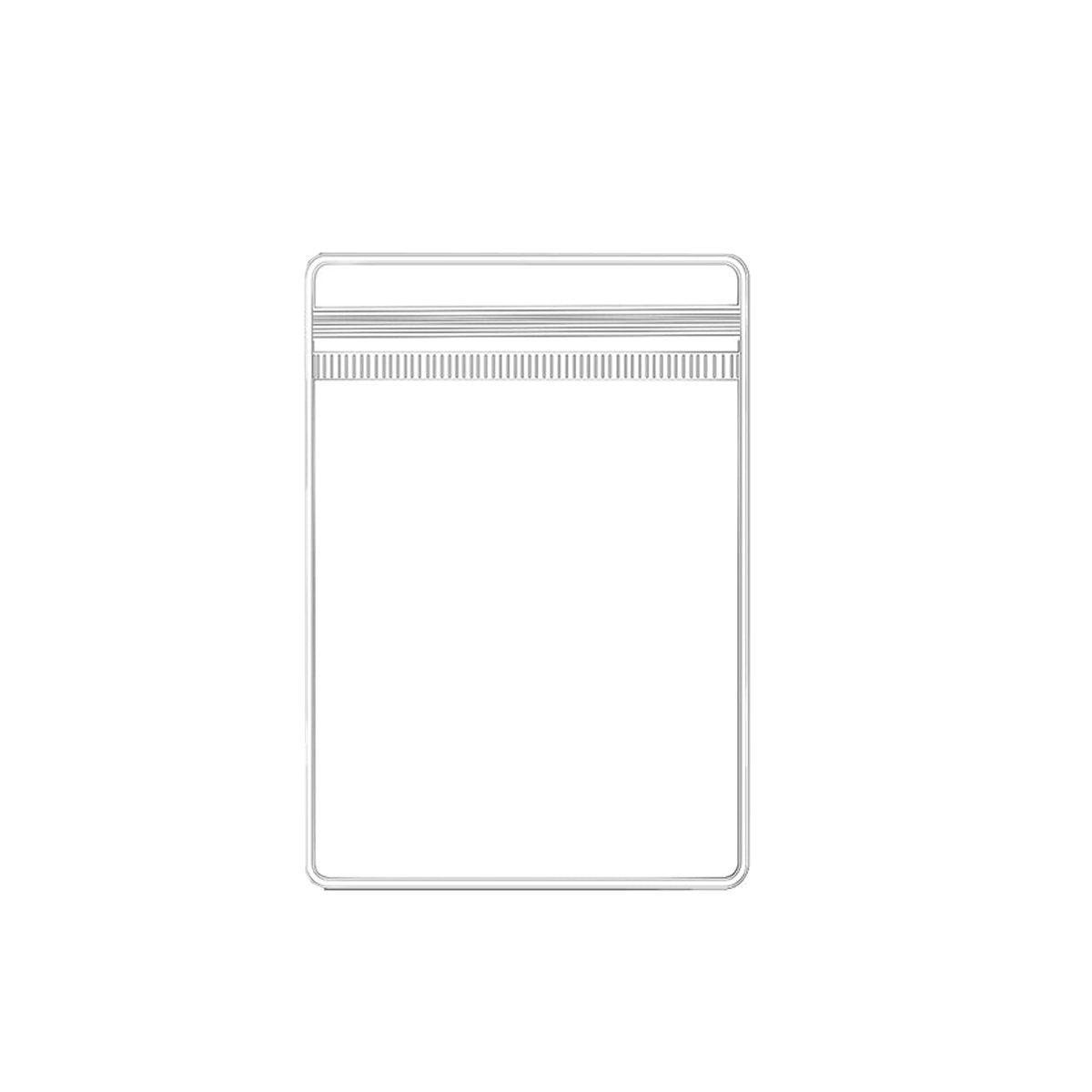 100pcs PVC Self-Sealing Jewelry Bags Anti-Oxidation Storage Dustproof Bags - 7*10cm 6