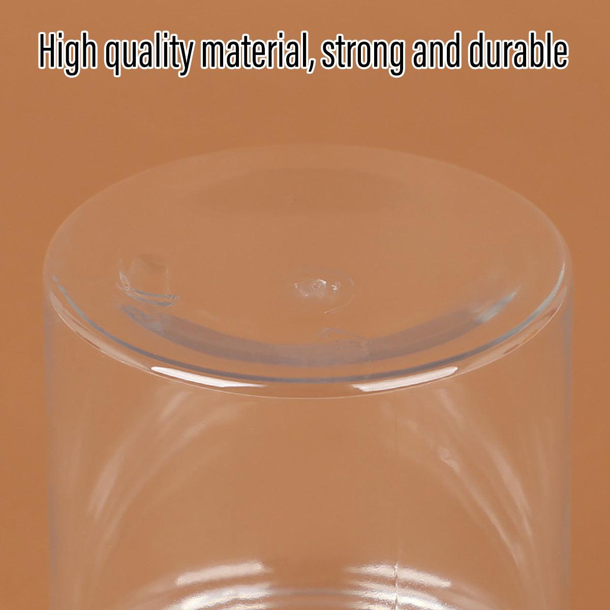Wide Mouth Plastic Food Bottles 50pcs Transparent Sealed Storage Tanks Container - 8.5cm x 20cm 5