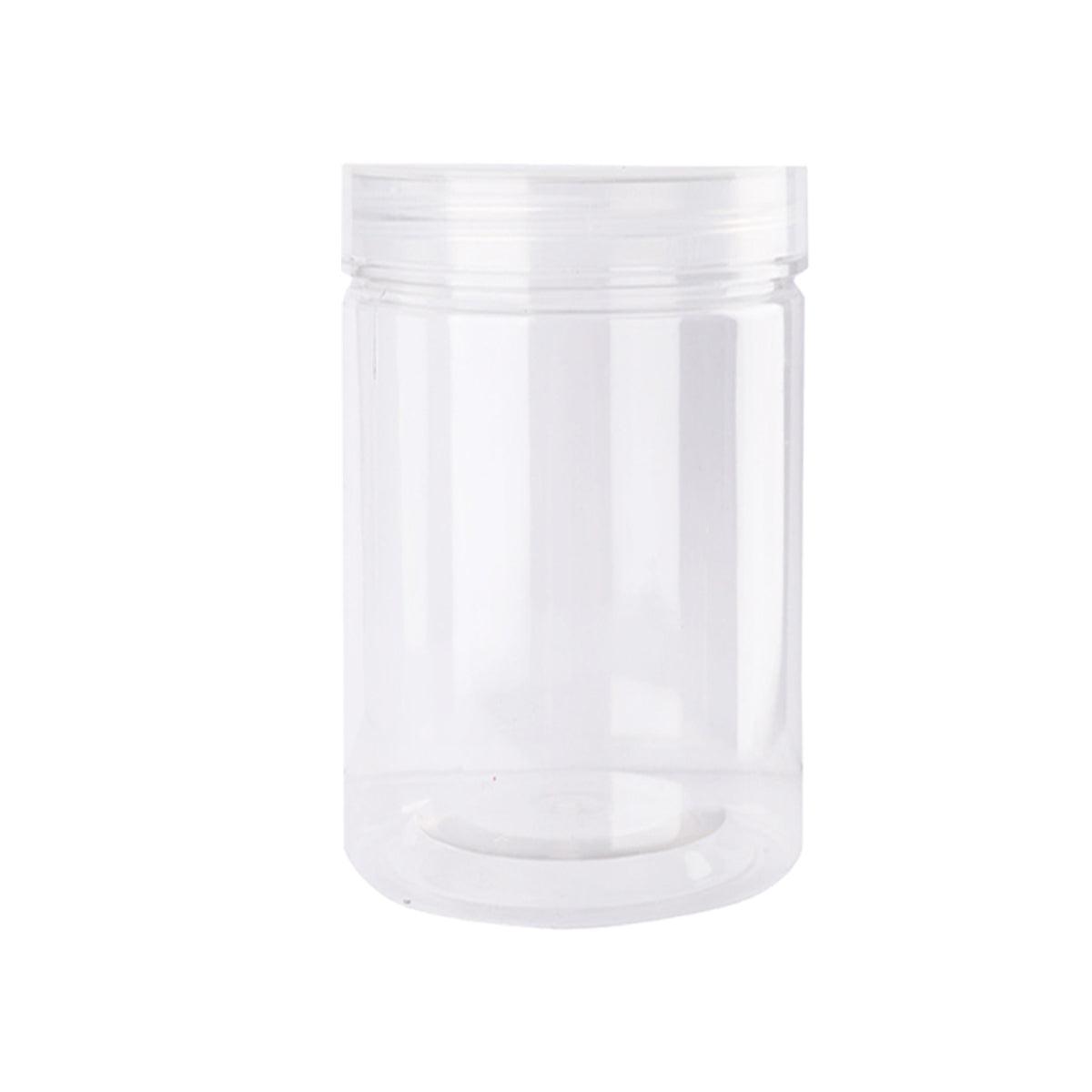 Wide Mouth Plastic Food Bottles 50pcs Transparent Sealed Storage Tanks Container - 8.5cm x 20cm 7
