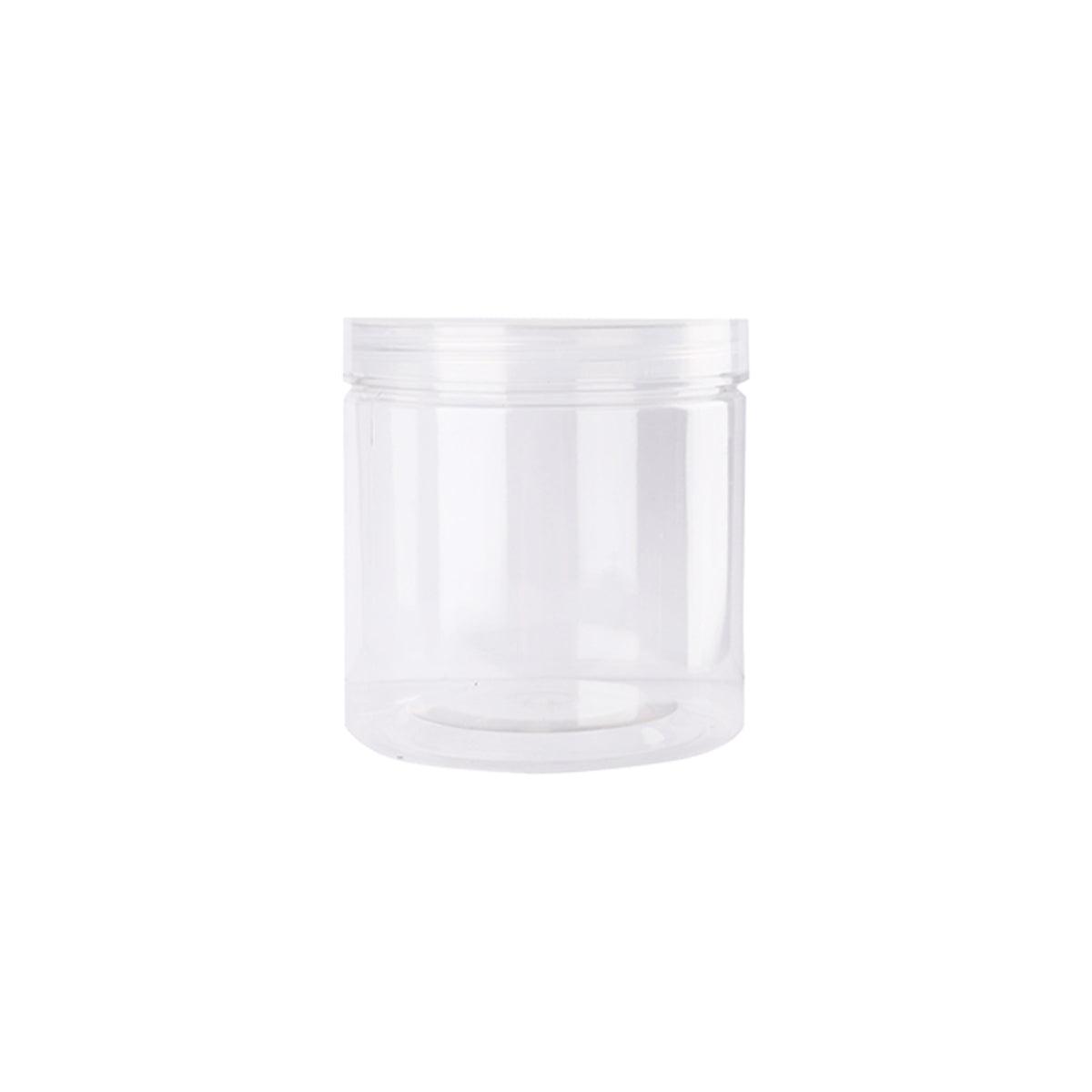 Wide Mouth Plastic Food Bottles 50pcs Transparent Sealed Storage Tanks Container - 8.5cm x 20cm 10