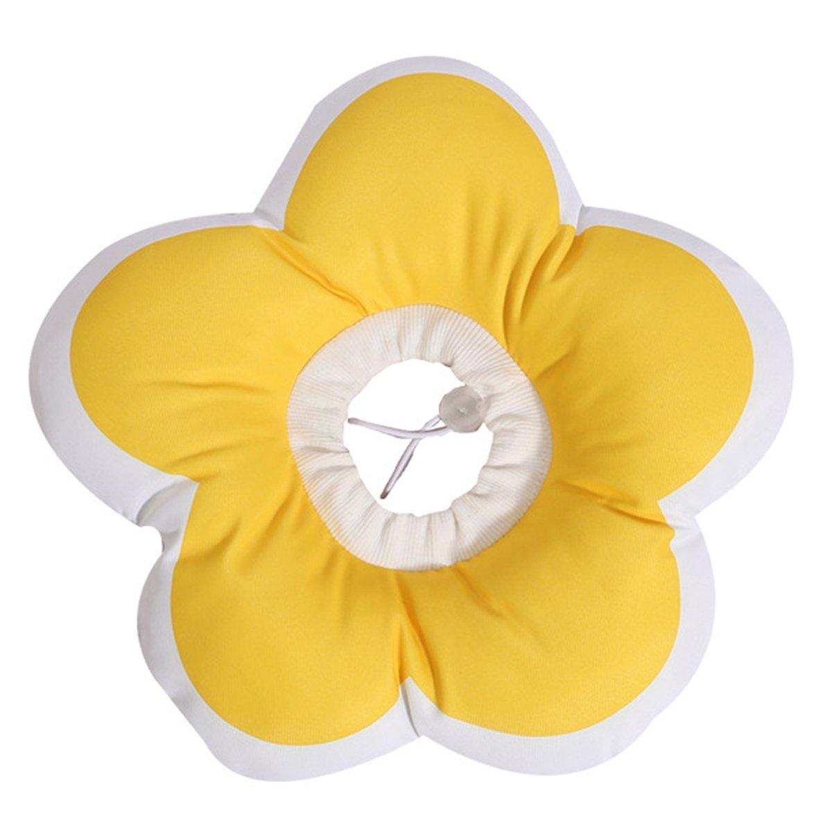 Elizabethan Cat Recovery Collar Anti Licking Pet Cone Protective Neck Ring - Purple-M 8