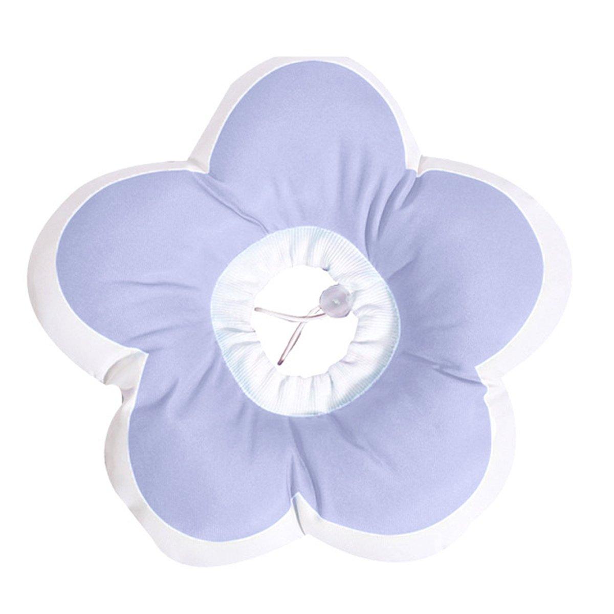 Elizabethan Cat Recovery Collar Anti Licking Pet Cone Protective Neck Ring - Purple-M 10