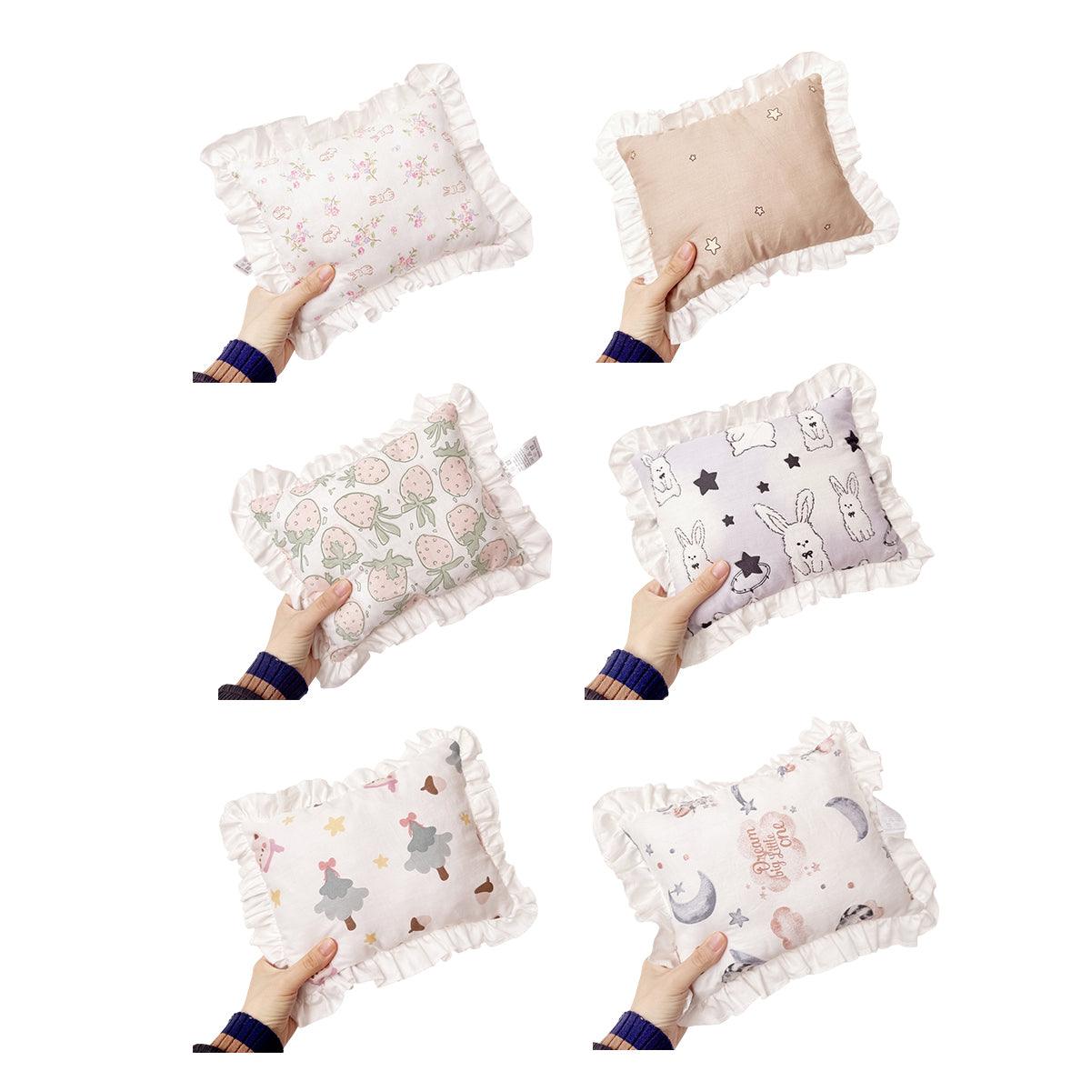 Lace Cat Pillow Soft Pet Cushion for Sleeping Comfortable Kitty Bed Cushion - Brown Stars