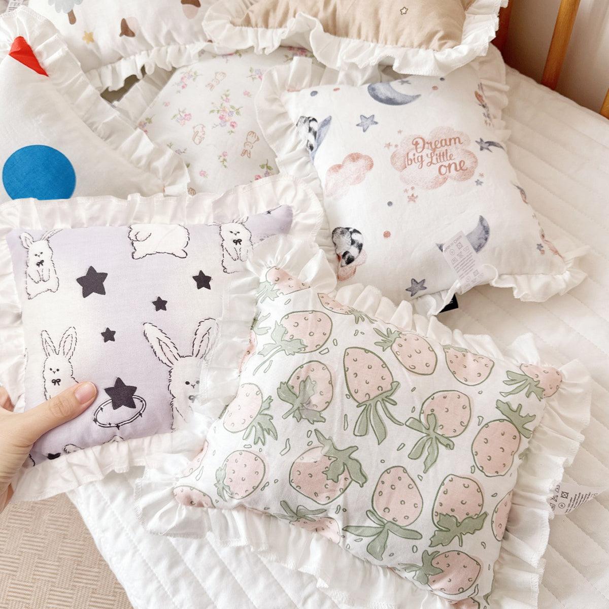 Lace Cat Pillow Soft Pet Cushion for Sleeping Comfortable Kitty Bed Cushion - Brown Stars 5