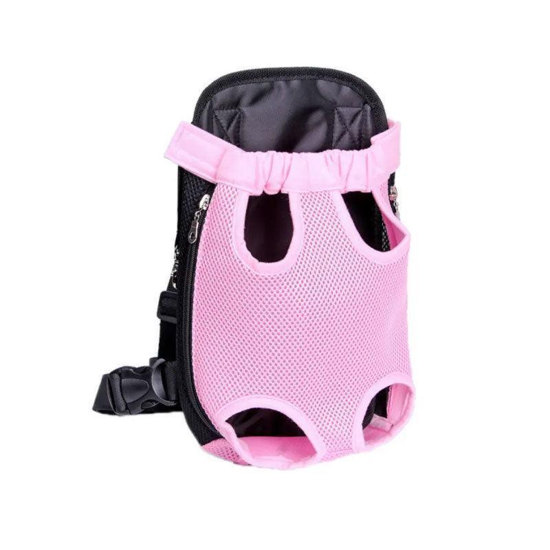 M Size Pet Carrier Dog Cat Puppy Front Back Backpack Shoulder Carry Sling Pouch Bag - Pink 8