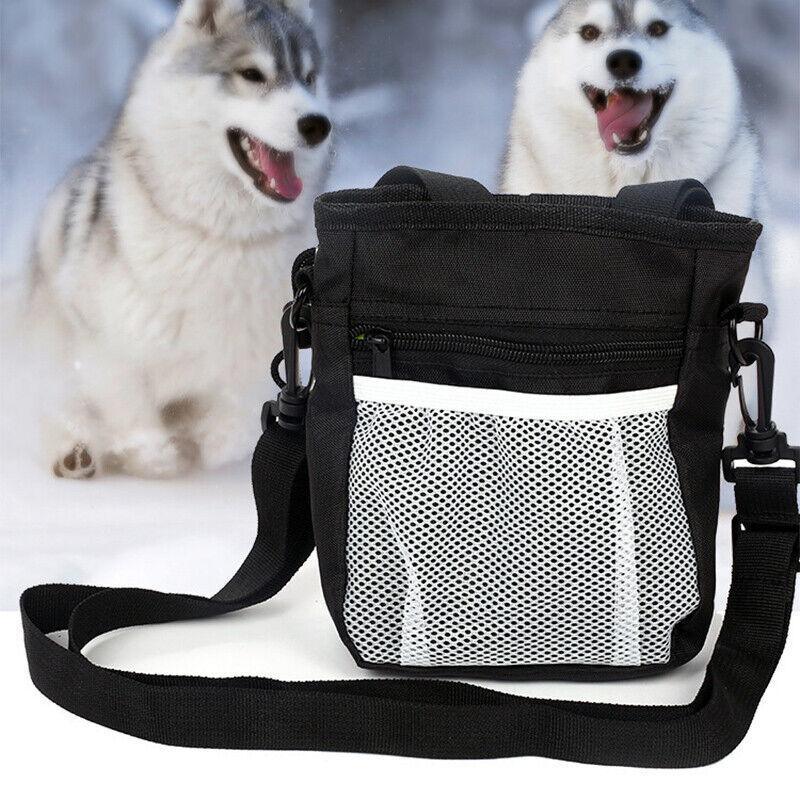 Dog Training Treat Pouch Pet Snack Bag Large Capacity Puppy Waist Bags Agility - Grey 4