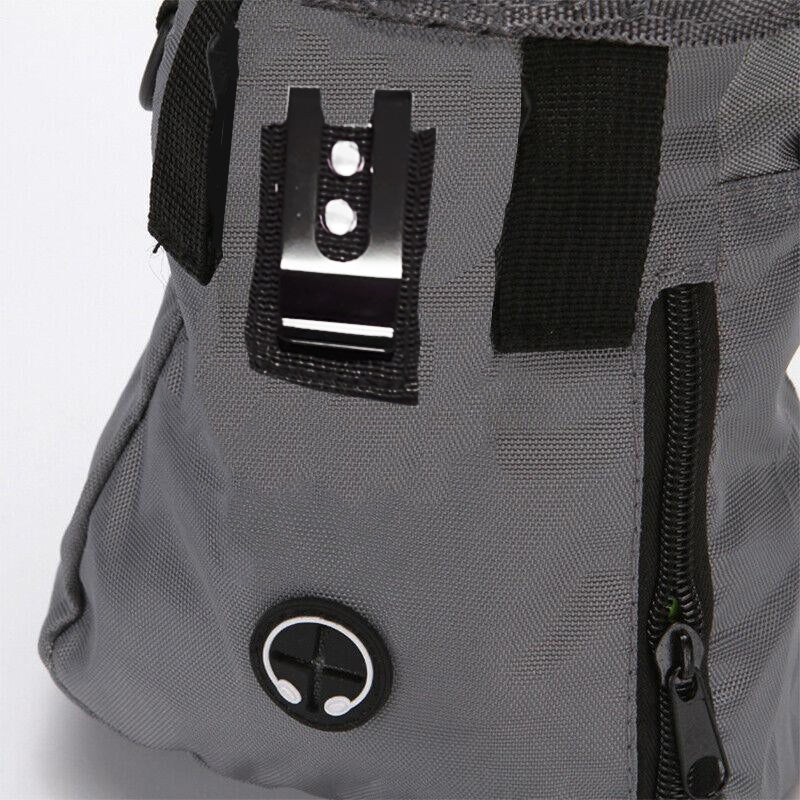 Dog Training Treat Pouch Pet Snack Bag Large Capacity Puppy Waist Bags Agility - Grey 5