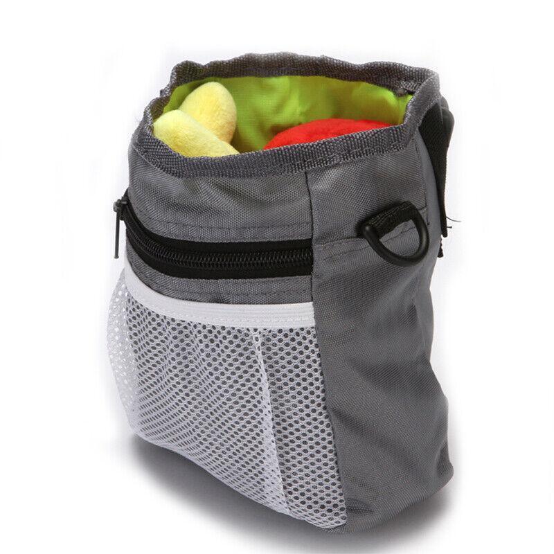 Dog Training Treat Pouch Pet Snack Bag Large Capacity Puppy Waist Bags Agility - Grey 7