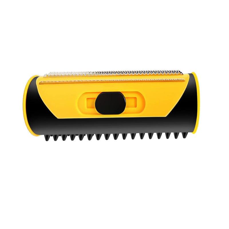 Pet Dog Cat Hair Fur Deshedding Shedding Trimmer Tool Grooming Roll Comb Brush - Yellow 6