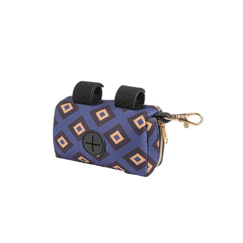 Pet Pouch Dog Poop Bag Container Dispenser Puppy Pick-Up Poo Waste Bags Holder - Purple 8