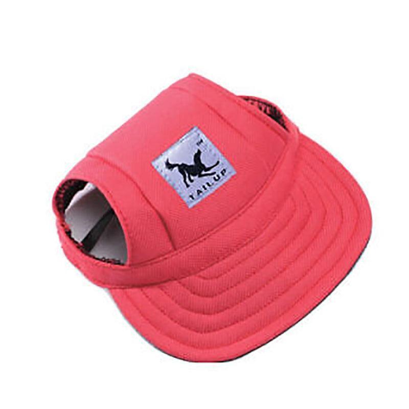 Dog Baseball Cap Outdoor Pet Sun Hat Summer Canvas Visor Puppy XL - Stripe 7