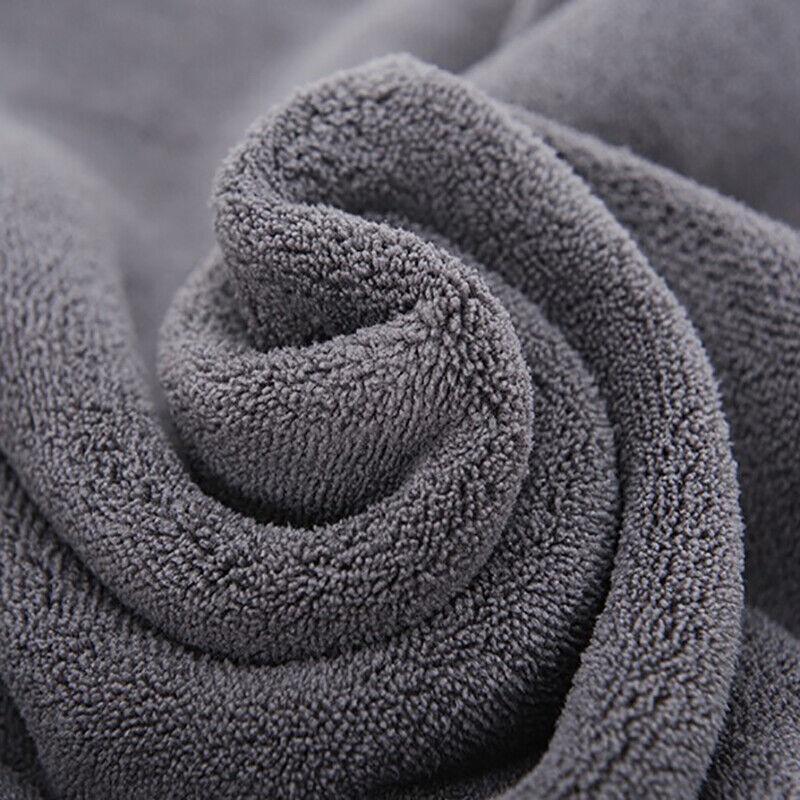 Pet Drying Towel Ultra-Absorbent Water Dog Cat Bath Microfiber Clean Soft Cloth - 70 X 140CM 4