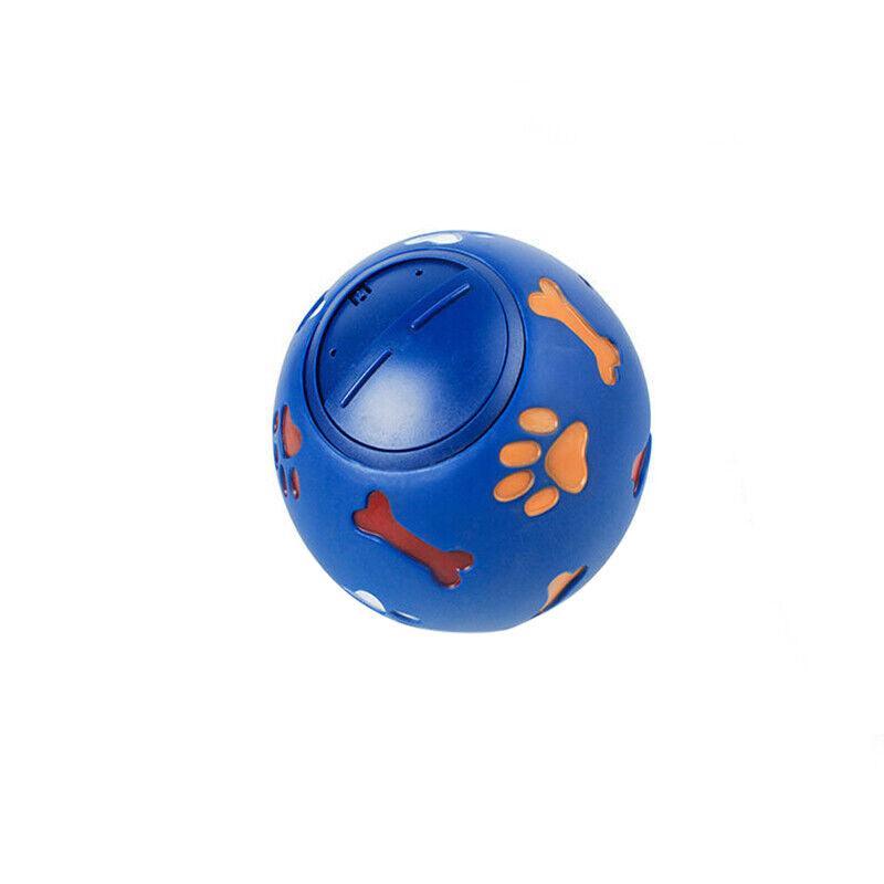 11cm Dog Pet Fun Tough-Treat Ball Tumbler Mental Food Dispenser Feeder Puzzle Toy - Red 7