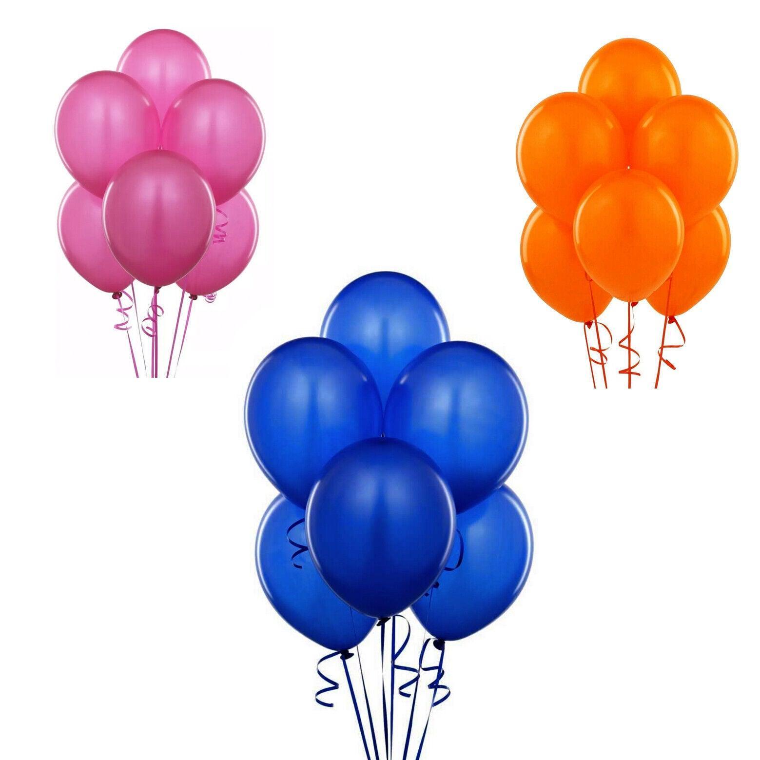 100PCS 10 Inch Latex Balloons Party Decorations Birthday Wedding Balloon Solid Colour - Lake Blue