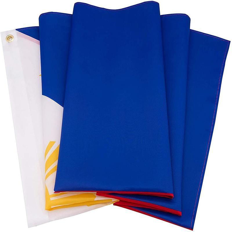 Large Philippines Flag 90 x 150 cm Outdoor Indoor Polyester with Eyelets 3