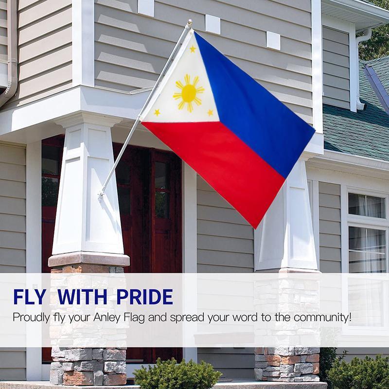 Large Philippines Flag 90 x 150 cm Outdoor Indoor Polyester with Eyelets 4
