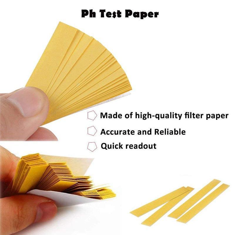 pH Test Strips Universal Litmus Paper for Water Saliva Urine Pool Soil Liquid 1-14 - 80PCS (1 Book) 5