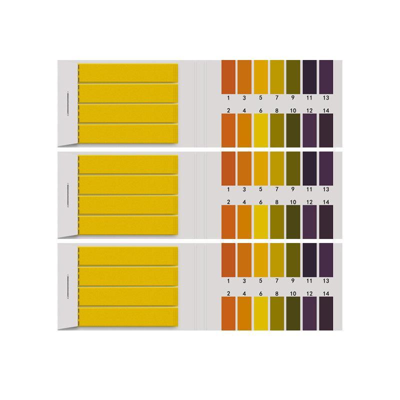 pH Test Strips Universal Litmus Paper for Water Saliva Urine Pool Soil Liquid 1-14 - 80PCS (1 Book) 7