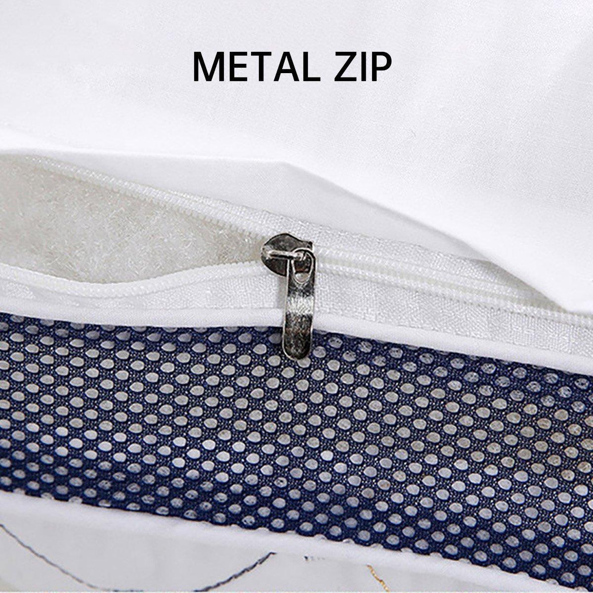 1/2PCS Hotel Style Polyester Fibre Pillow Washable High Rebound Support - 600g-2pcs 4