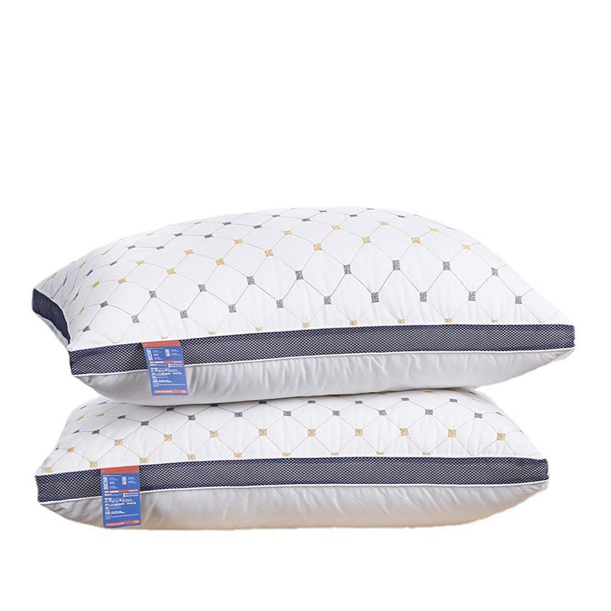 1/2PCS Hotel Style Polyester Fibre Pillow Washable High Rebound Support - 700g 8