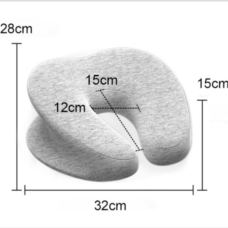 Universal Massage Table Face Cushion Pillow U Shape Head Face Down Rest Pillow - Dark Grey 3