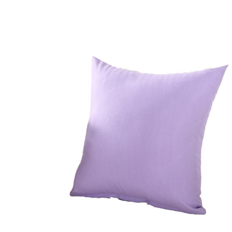 50cm*50cm Multicoloured Plain Solid Colour Cushion Cover Decorative Pillow Case - Green 7