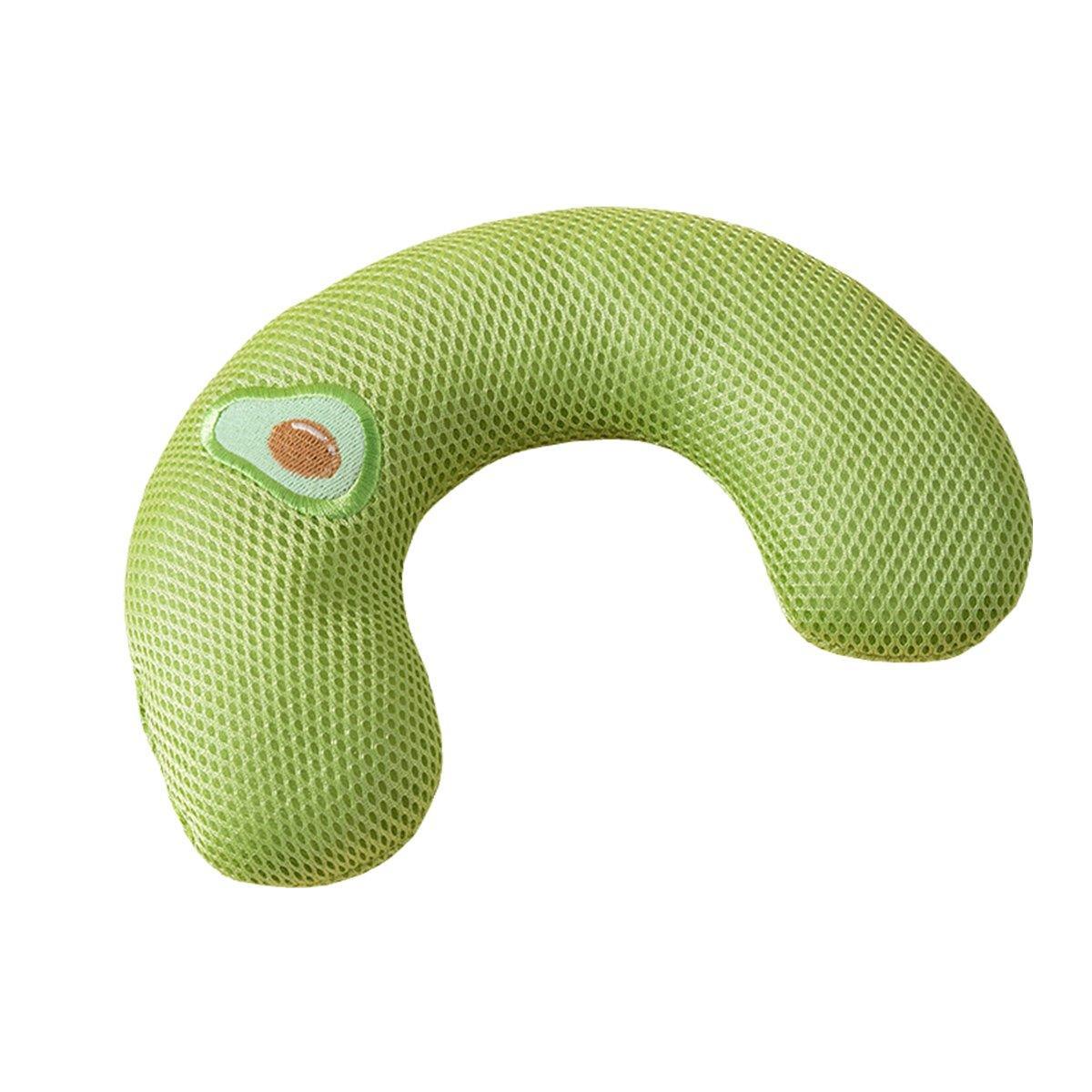 Dog Pet U Shaped Pillow Cartoon Breathable Cat Sleeping Cushion for All Seasons - Grey 8